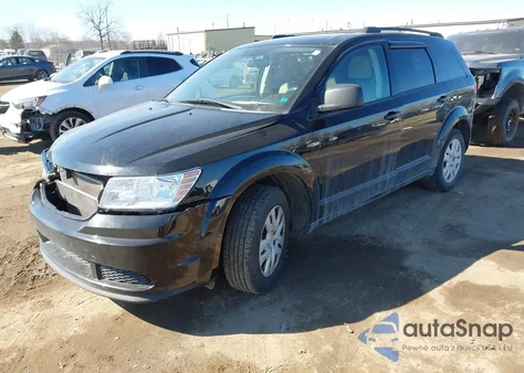 2017 Dodge Journey Se z USA, uszkodzony, nr VIN 3C4PDCAB1HT519495